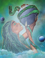 Medusa Acrylic Painting